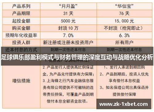 足球俱乐部盈利模式与财务管理的深度互动与战略优化分析 足球俱乐部盈利模式与财务管理的深度互动与战略优化分析